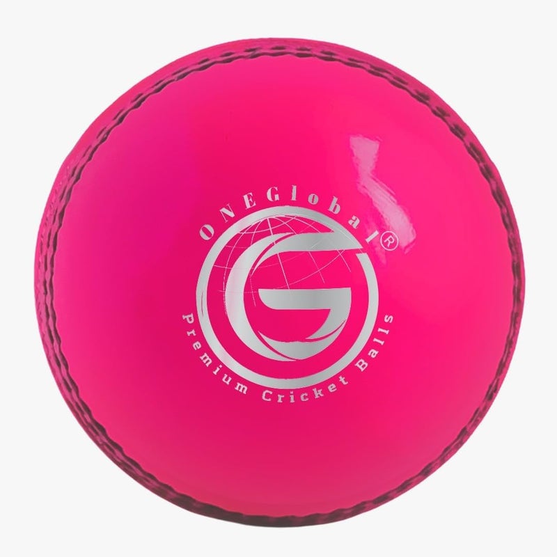 ONEGlobal Select Leather Cricket Ball | 100% Handcrafted, 156g - 5.5oz, 4-Piece Construction | Ideal for T20, Net Practice, Training etc. - Image 2